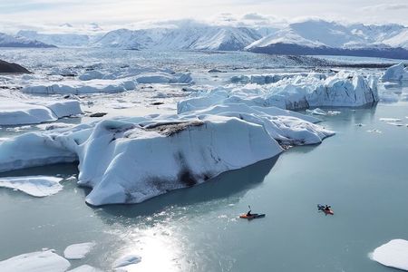 All day Knik Glacier Kayaking tour 