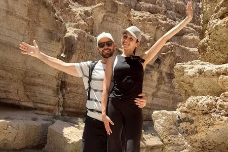 Sharing Tours to Wadi Shab with Sinkhole and Fins Beach