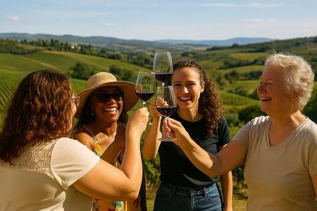 From Florence: Small-Group Tuscany Wine & Oil Tour with typical Tuscan Meal