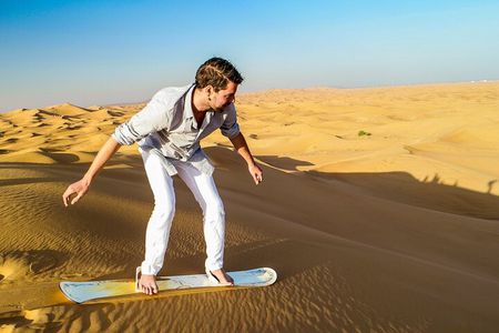 Private Morning Dubai Desert Safari with Camel Ride & Transfers