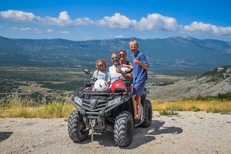 ATV Cetina family tour with picnic