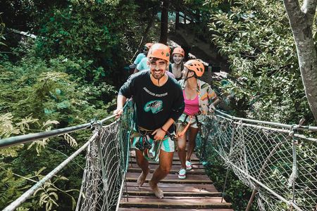 Turtle Snorkeling and Jungle Adventure with Zipline and Rappel