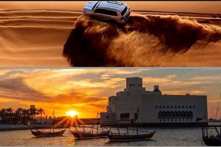 Doha:Combo City Tour and Desert Safari Tour Full Day Private Tour