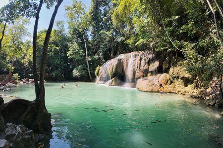 Kanchanaburi Tour: Erawan Waterfall and Death Railway