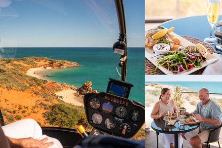 Half-Day Helicopter Experience: Lunch at Eco Beach from Broome