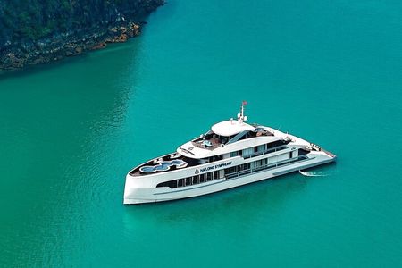 Symphony Top 5 Star Day Cruise Halong Bay with Jacuzzi & Lunch