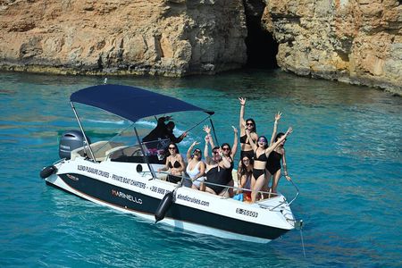 Comino Highlights, Blue/Crystal Lagoon & Caves Private Boat Trip