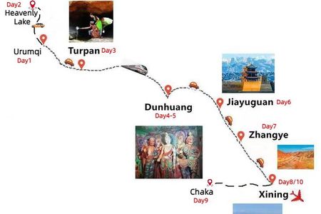 10 Days Silk Road Group Travel to Xinjiang, Gansu & Qinghai