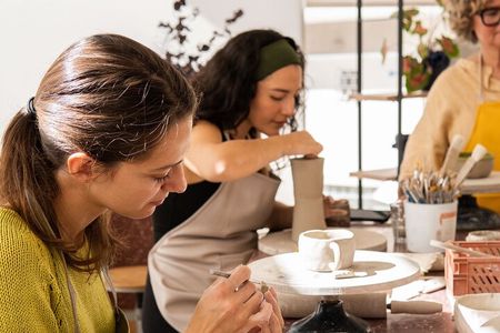 Create and paint your own ceramic piece in a workshop in Athens