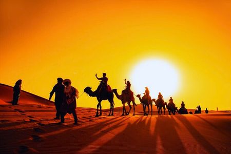 Desert Safari Sunset tour with Dune Bashing, ATV and Camel Rides