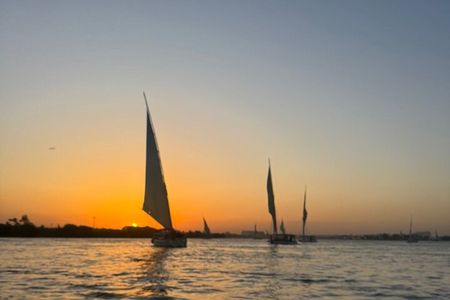 Relaxing Felucca Ride on the Nile River with Cairo Pickup