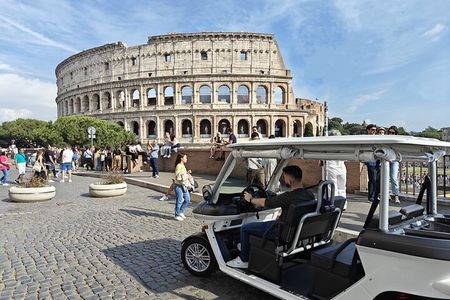 Private Rome Golf Cart Tour to Panoramic Viewpoints