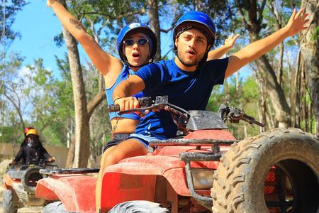 Half-Day Jungle Adventure ATVs, Ziplines and Cenote Swim