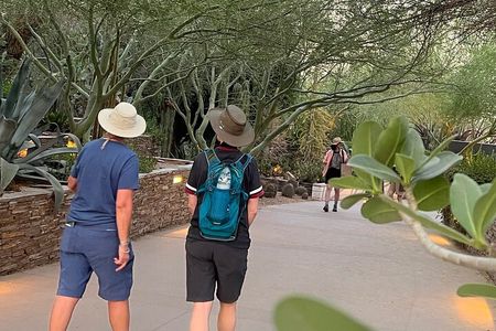 Private Sunset Walking Tour -Sonoran Desert Botanical Gardens 2h 