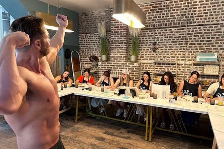 Charleston Bachelorette Party Art Class with Sexy Male Models