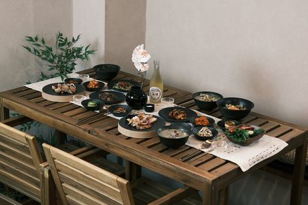 Korean Cooking Class Full Meal with BBQ on an All in One Table