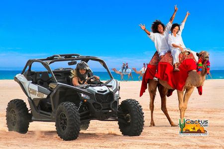 Beach CAN-AM SXS X3 & Camel Ride in Cabo by Cactus Tours Park