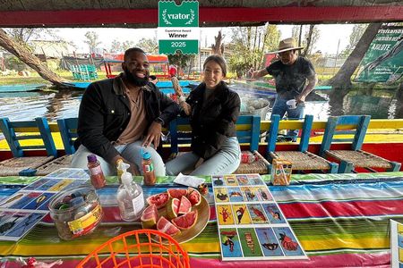 Mexico City boat tour with food and unlimited drinks