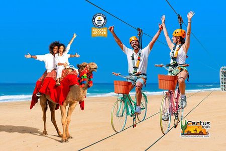 Beach Camel Ride & Sky Bike in Cabo by Cactus Tours Park