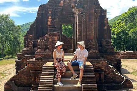 My Son Holyland & Rice Paper Making Morning Tour from Da Nang