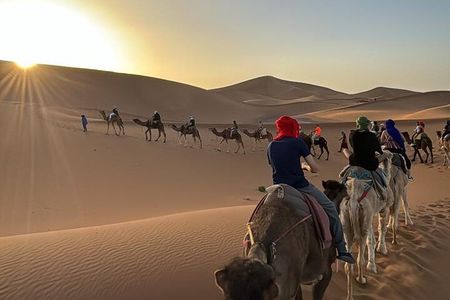 Erg Chegaga desert in Two days one night from Zagora
