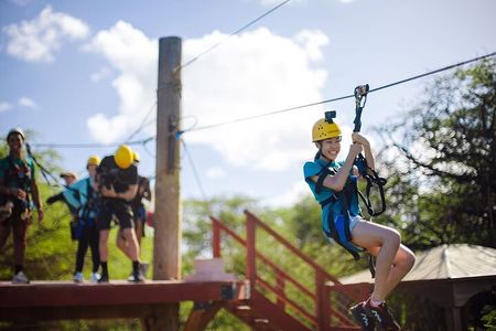Six Zipline Adventure with Waikiki Transportation
