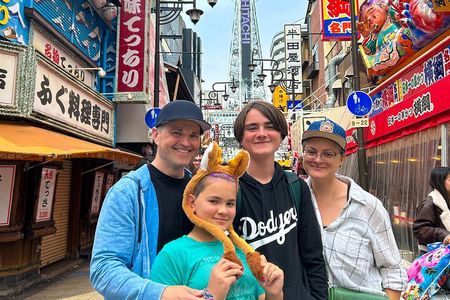 [1 Group Only Tour ]Osaka Food Walking Tour for Family