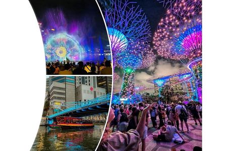 Private Night Tour : Garden by the Bay, River Cruise & Light Show