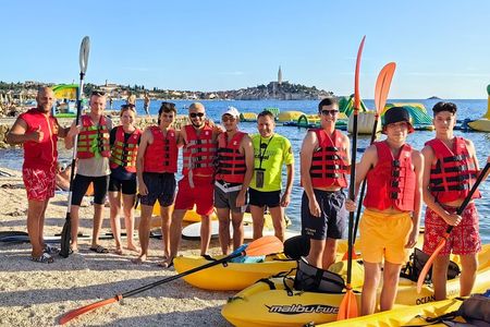 Rovinj-Amazing kayak tour,explore the island & snorkeling