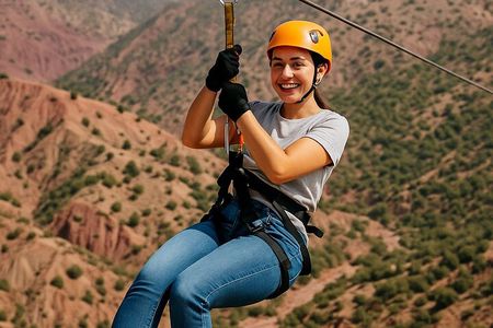 Atlas Mountains Zipline Adventure from Marrakech + Hotel Pickup