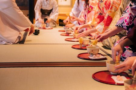 Elegant Tea Ceremony While Wearing Kimono Experience in Kyoto