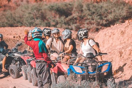 Agafay Desert: 30min Quad, Camel Ride, Pool & Lunch