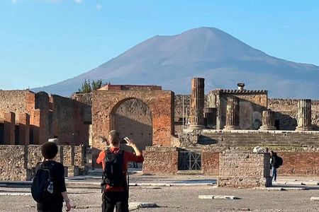 From Naples, a small-group guided tour of Pompeii