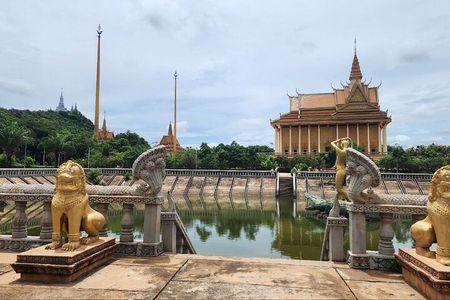 Visit Phnom Udong and Silk Island by Khmer Traditional Tuk-Tuk 