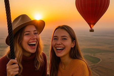 Hot Air Balloon Odyssey at Sunrise with Breakfast over Marrakech