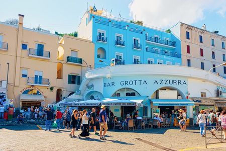 From Naples: Capri and Anacapri Small Group Tour + Ferry