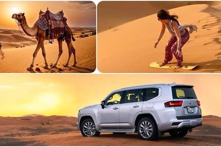 Doha: Desert Safari with Activities and Inland Sea Stop