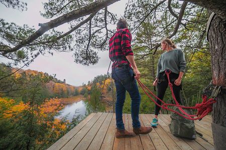 Canopy Tour at Haliburton Forest