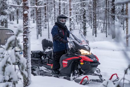 Snowmobile and Snowshoeing in Rovaniemi, Lapland