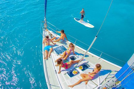 Multimillion Yacht Cruise Sunset Snorkel whale watch Hotel PICKUP