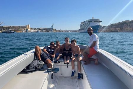 Half Day Malta Speedboat Charter 