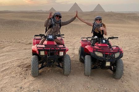 Private ATV Quad Bike Adventure in the Giza Desert