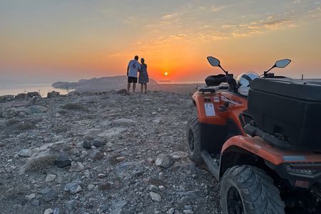 Santorini ATV-Quad Off-road Experience Tour with Transportation