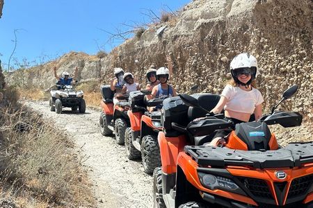 Santorini ATV-Quad Off-road Experience Tour + Transportation 