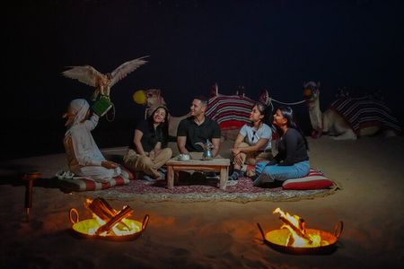 Dubai: Night Desert safari with Camel Ride & Stargazing