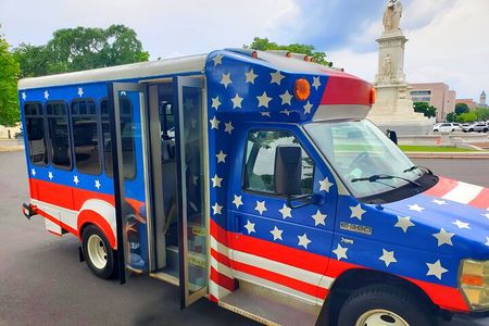 Washington DC Monuments Guided American Minibus Tour(Day&Night)