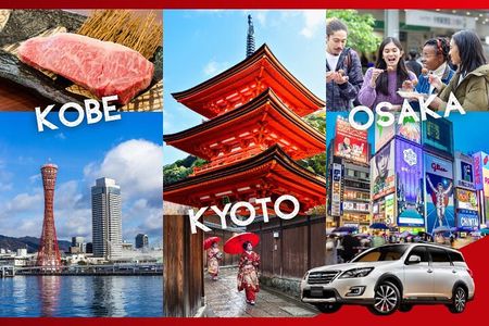 Custom 1Day Shore Trip from Kobe by Wagon with Local Driver Guide