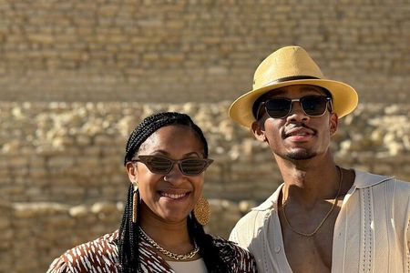 Giza Pyramids, Sphinx, Sakkara Pyramid with Camel ride & Shopping
