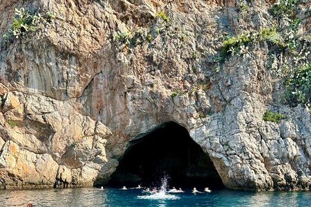 Half Day Guided Boat tour to Mala caves with stop in Villefranche