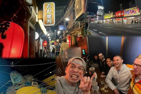 Tokyo Night Bar Hopping Walking Tour in Sangenjaya